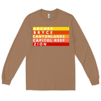 Toasted Coconut utah national parks utah s mighty five souvenir nps moab Long Sleeve Tee - artisFamous