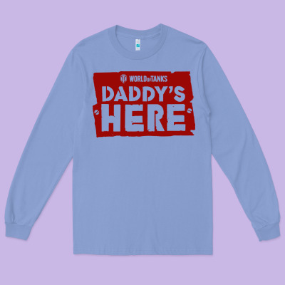 World Of Tanks Fathers Day Long Sleeve Tee Designed By Artisfamous