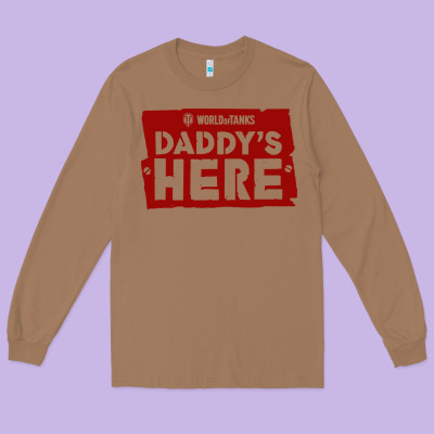 World Of Tanks Fathers Day Long Sleeve Tee Designed By Artisfamous