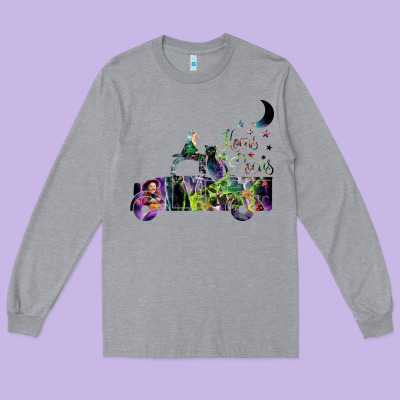 Hocus Pocus Car Long Sleeve Tee Designed By Artisfamous