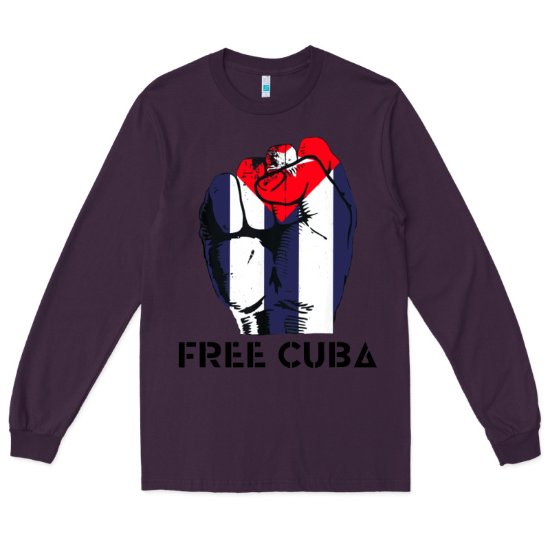 Free Cuba Long Sleeve Tee by artisFamous | Teevron
