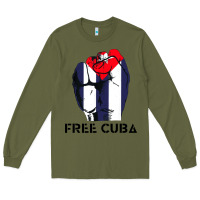 Army Green free cuba Long Sleeve Tee - artisFamous