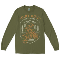 Army Green dirt bike 1a Long Sleeve Tee - artisFamous