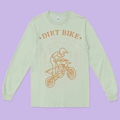 Dirt Bike 1a Long Sleeve Tee Designed By Artisfamous