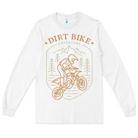 White dirt bike 1a Long Sleeve Tee - artisFamous