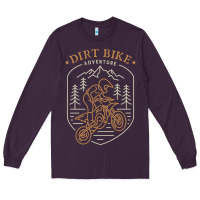 Plum dirt bike 1a Long Sleeve Tee - artisFamous