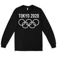 Black OLYMPIC TOKYO 2020 Long Sleeve Tee - artisFamous