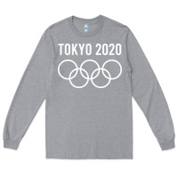Heather Grey OLYMPIC TOKYO 2020 Long Sleeve Tee - artisFamous