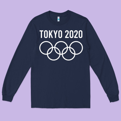 Olympic Tokyo 2020 Long Sleeve Tee Designed By Artisfamous