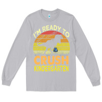 Moon Dust i'm ready to crush kindergarten dinosaur back to school kids t shirt Long Sleeve Tee - artisFamous
