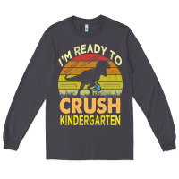 Smoke i'm ready to crush kindergarten dinosaur back to school kids t shirt Long Sleeve Tee - artisFamous