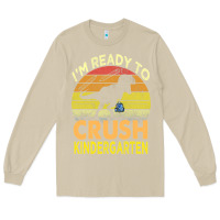 Mushroom i'm ready to crush kindergarten dinosaur back to school kids t shirt Long Sleeve Tee - artisFamous
