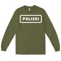 Army Green polizei Long Sleeve Tee - artisFamous