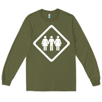 Army Green threesome Long Sleeve Tee - artisFamous