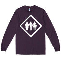 Plum threesome Long Sleeve Tee - artisFamous