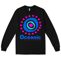 Black lost oceanic airlines Long Sleeve Tee - artisFamous