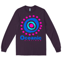 Plum lost oceanic airlines Long Sleeve Tee - artisFamous