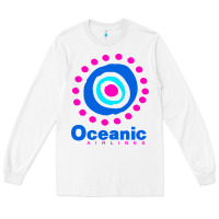 White lost oceanic airlines Long Sleeve Tee - artisFamous