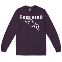 Plum lynyrd skynard free bird ronnie van zant Long Sleeve Tee - artisFamous