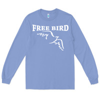 Colony Blue lynyrd skynard free bird ronnie van zant Long Sleeve Tee - artisFamous
