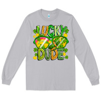 Moon Dust Lucky Dude Long Sleeve Tee - CowhideDigitalArt