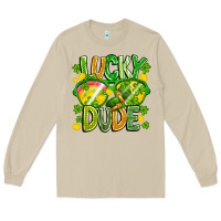 Mushroom Lucky Dude Long Sleeve Tee - CowhideDigitalArt