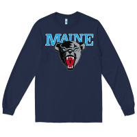 Navy maine black bears premier Long Sleeve Tee - artisFamous