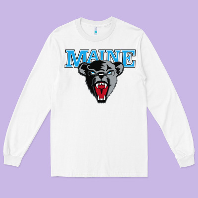 Maine Black Bears Premier Long Sleeve Tee Designed By Artisfamous