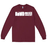 Burgundy bomb the music industry Long Sleeve Tee - artisFamous