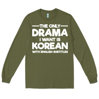 Army Green korean drama k drama korean Long Sleeve Tee - artisFamous