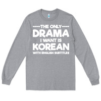 Heather Grey korean drama k drama korean Long Sleeve Tee - artisFamous