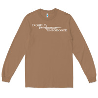 Toasted Coconut proudly unpoisoned Long Sleeve Tee - artisFamous