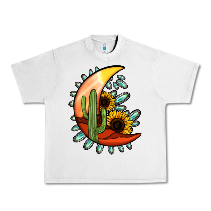 Turquoise Desert Moon Urban Heavy Tee by Jasminsmagicworld | Teevron