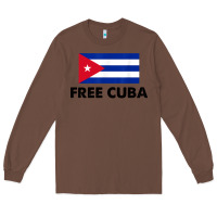 Chestnut free cuba  sos cuba cuba pride nuestra cuba Long Sleeve Tee - artisFamous
