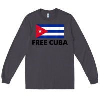 Smoke free cuba  sos cuba cuba pride nuestra cuba Long Sleeve Tee - artisFamous