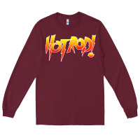 Burgundy rowdy roddy piper hot rod vintage, Long Sleeve Tee - artisFamous