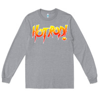 Heather Grey rowdy roddy piper hot rod vintage, Long Sleeve Tee - artisFamous