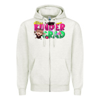 Oatmeal Heather miss kinder grad Zipper Hoodie - RanaPortraitStore