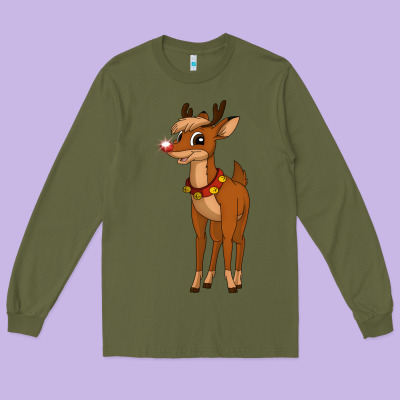 Rudolph The Red Nosed Reindeer Movie Long Sleeve Tee Designed By Artisfamous