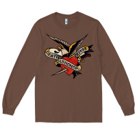 Chestnut sailor jerry tattoo art military mermaid Long Sleeve Tee - artisFamous