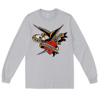 Moon Dust sailor jerry tattoo art military mermaid Long Sleeve Tee - artisFamous