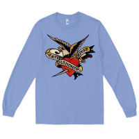Colony Blue sailor jerry tattoo art military mermaid Long Sleeve Tee - artisFamous