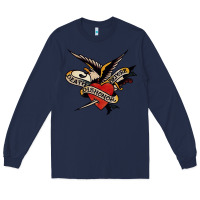 Navy sailor jerry tattoo art military mermaid Long Sleeve Tee - artisFamous