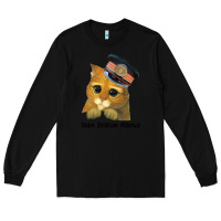Black cat tama train station master Long Sleeve Tee - artisFamous
