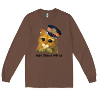 Chestnut cat tama train station master Long Sleeve Tee - artisFamous