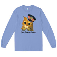 Colony Blue cat tama train station master Long Sleeve Tee - artisFamous