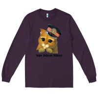Plum cat tama train station master Long Sleeve Tee - artisFamous
