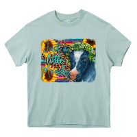 Arona Cow Serape Just a Little Moody Heavy Core Tee - CowCowDesign