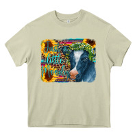 Mossy Cow Serape Just a Little Moody Heavy Core Tee - CowCowDesign