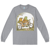 Heather Grey frog and toad Long Sleeve Tee - artisFamous